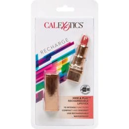 CALIFORNIA EXOTICS - BALA RECHARGEABLE LIPSTICK HIDE & PLAY RED 2
